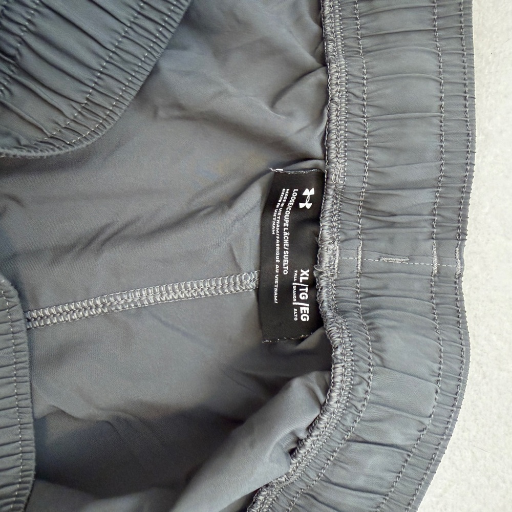 Under Armour Men's Slate Gray Athletic Shorts - Picture 3 of 3